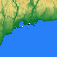 Nearby Forecast Locations - Sept-Îles (Letiště) - Mapa