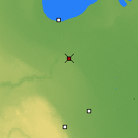 Nearby Forecast Locations - Portage la Prairie - Mapa