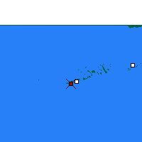 Nearby Forecast Locations - Key West Letiště - Mapa