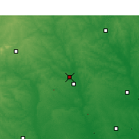 Nearby Forecast Locations - Macon - Mapa