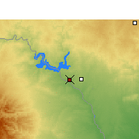 Nearby Forecast Locations - Del Rio - Mapa