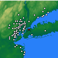 Nearby Forecast Locations - New York - Mapa