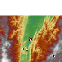 Nearby Forecast Locations - Palanquero - Mapa