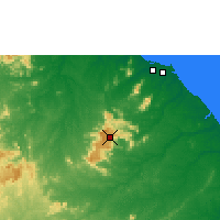 Nearby Forecast Locations - Guaramiranga - Mapa
