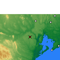 Nearby Forecast Locations - Cruz das Almas - Mapa