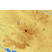 Nearby Forecast Locations - São Carlos - Mapa