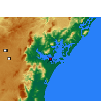 Nearby Forecast Locations - Paranaguá - Mapa