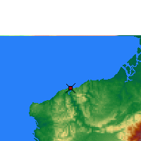 Nearby Forecast Locations - Esmeraldas - Mapa