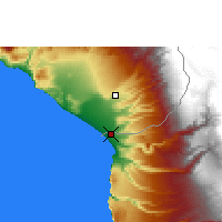 Nearby Forecast Locations - Arica - Mapa