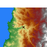 Nearby Forecast Locations - Copiapó - Mapa