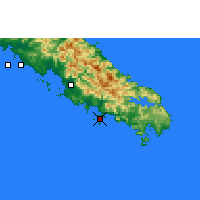 Nearby Forecast Locations - Nouméa - Mapa