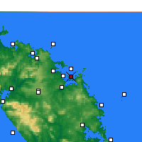 Nearby Forecast Locations - Purerua Peninsula - Mapa