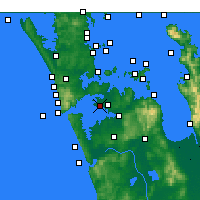 Nearby Forecast Locations - Auckland - Mapa