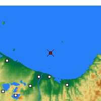 Nearby Forecast Locations - Bay of Plenty - Mapa
