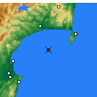 Nearby Forecast Locations - Hawke Bay - Mapa