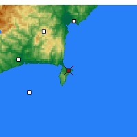 Nearby Forecast Locations - Māhia Peninsula - Mapa