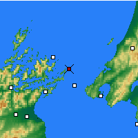 Nearby Forecast Locations - The Brothers - Mapa