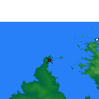Nearby Forecast Locations - Cygnet Bay - Mapa