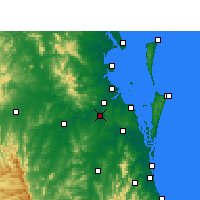 Nearby Forecast Locations - Archerfield - Mapa
