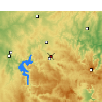 Nearby Forecast Locations - Mudgee (Letiště) - Mapa