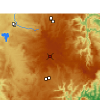 Nearby Forecast Locations - Guyra - Mapa