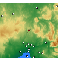 Nearby Forecast Locations - Kilmore - Mapa