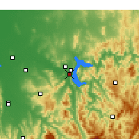 Nearby Forecast Locations - Bonegilla - Mapa