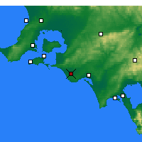 Nearby Forecast Locations - Wonthaggi - Mapa
