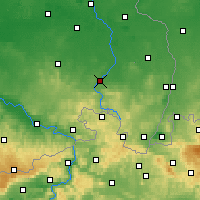 Nearby Forecast Locations - Budyšín - Mapa