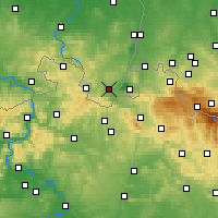 Nearby Forecast Locations - Žitava - Mapa