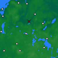 Nearby Forecast Locations - Güstrow - Mapa