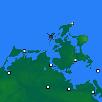Nearby Forecast Locations - Hiddensee - Mapa