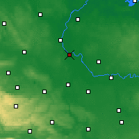 Nearby Forecast Locations - Schönebeck - Mapa