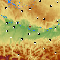 Nearby Forecast Locations - Perg - Mapa