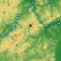 Nearby Forecast Locations - Simmern im Hunsrück - Mapa