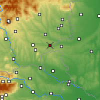 Nearby Forecast Locations - Jennersdorf - Mapa