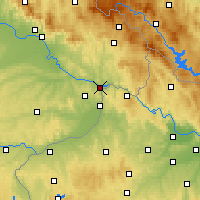 Nearby Forecast Locations - Pasov - Mapa