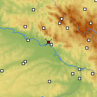 Nearby Forecast Locations - Metten - Mapa