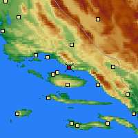 Nearby Forecast Locations - Omiš - Mapa