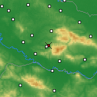 Nearby Forecast Locations - Pakrac - Mapa