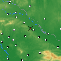 Nearby Forecast Locations - Virje - Mapa
