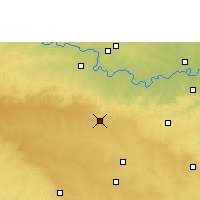 Nearby Forecast Locations - Ambajogai - Mapa