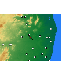 Nearby Forecast Locations - Arakkonam - Mapa