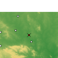 Nearby Forecast Locations - Čandrapúr - Mapa