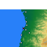 Nearby Forecast Locations - Daman a Díu - Mapa