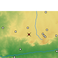 Nearby Forecast Locations - Dhár - Mapa