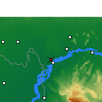 Nearby Forecast Locations - Gauripur - Mapa