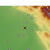 Nearby Forecast Locations - Gurdaspur - Mapa