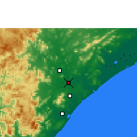 Nearby Forecast Locations - Hinjilicut - Mapa