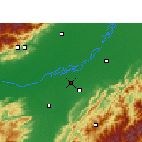 Nearby Forecast Locations - Džórhát - Mapa